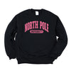 Pink North Pole University Graphic Sweatshirt