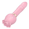 Pink Suction Thrusting Rose Wand