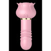 Pink Suction Thrusting Rose Wand