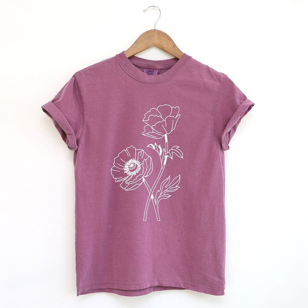 Poppy Garment Dyed Tee