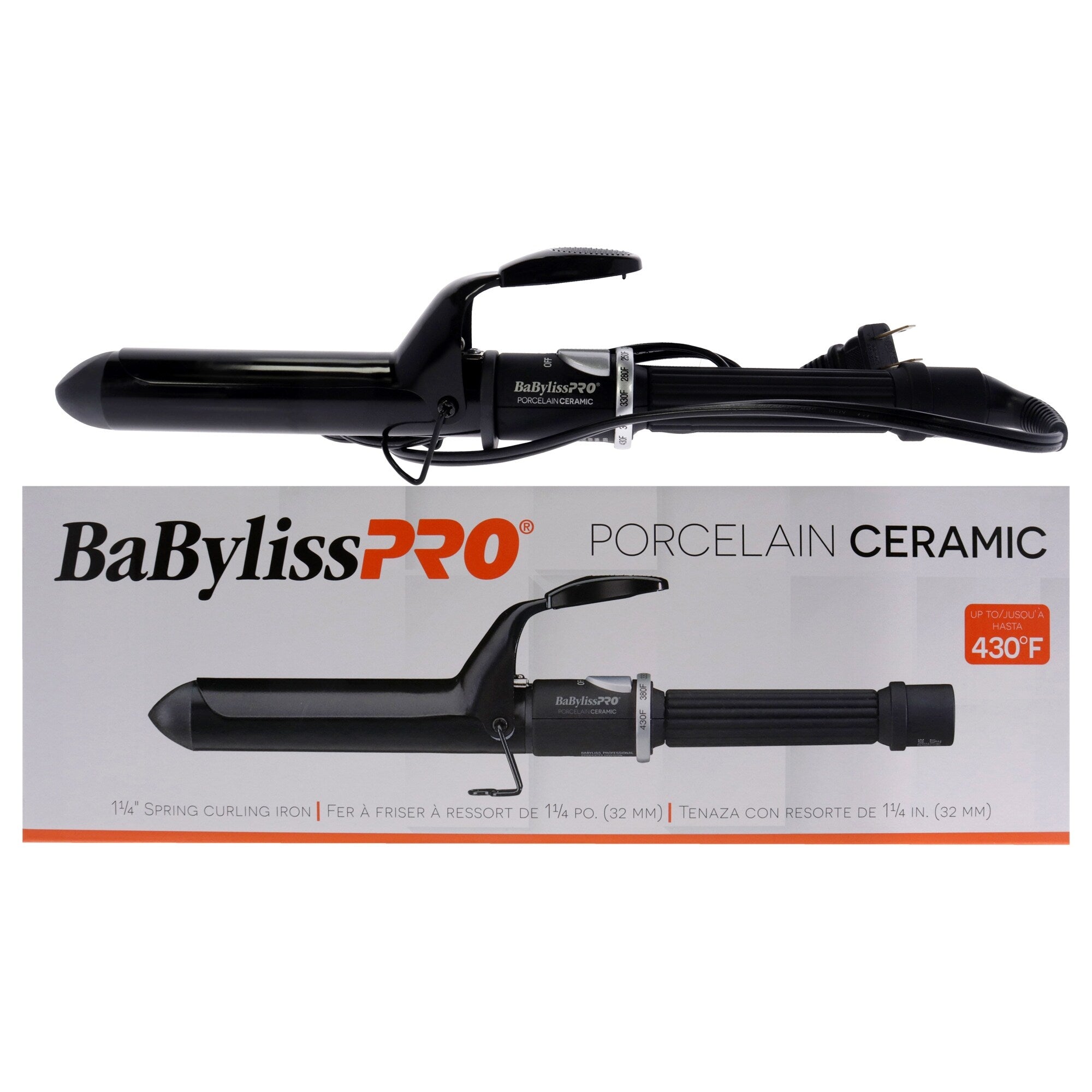 Babyliss Pro Ceramic Curling Iron outlet 1.25 inch