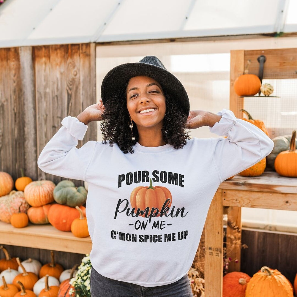 Pour Some Pumpkin Graphic Sweatshirt