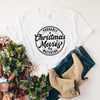 Probably Watching Christmas Movies Short Sleeve Crewnneck Tee