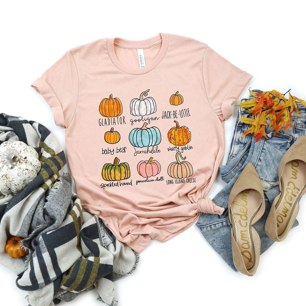 Pumpkin Chart Short Sleeve Tee