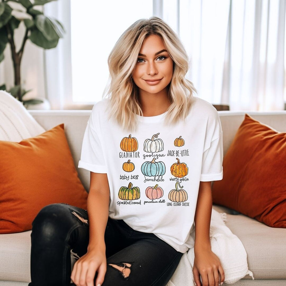 Pumpkin Chart Short Sleeve Tee