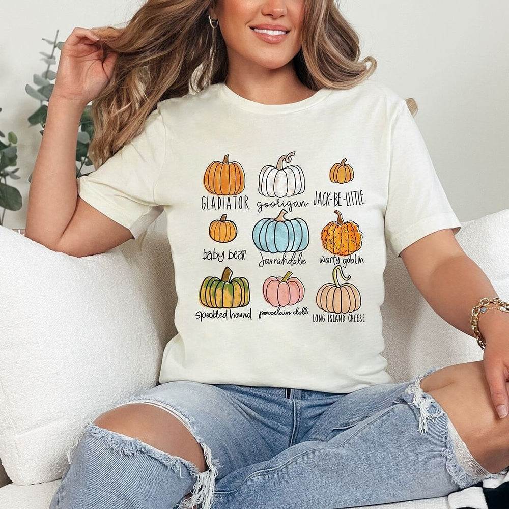 Pumpkin Chart Short Sleeve Tee