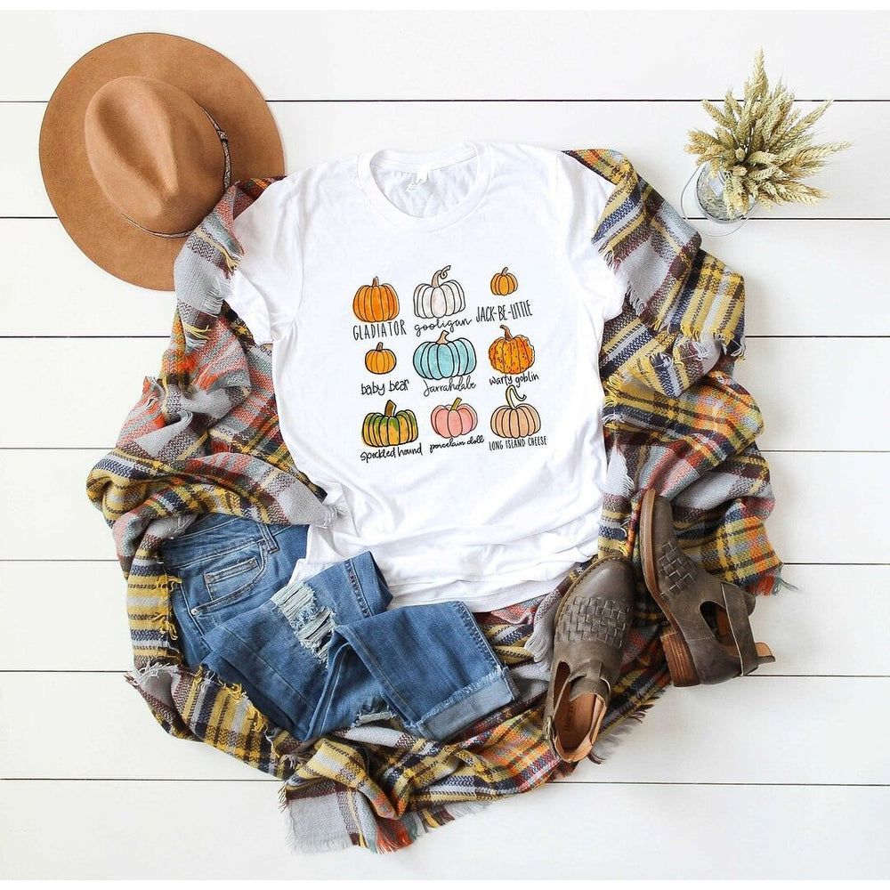 Pumpkin Chart Short Sleeve Tee