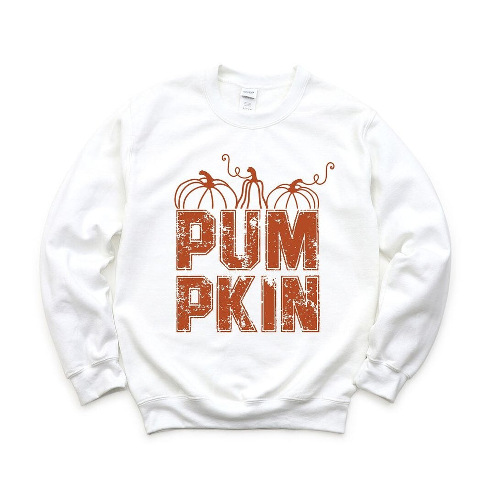 Pumpkin Distressed Sweatshirt