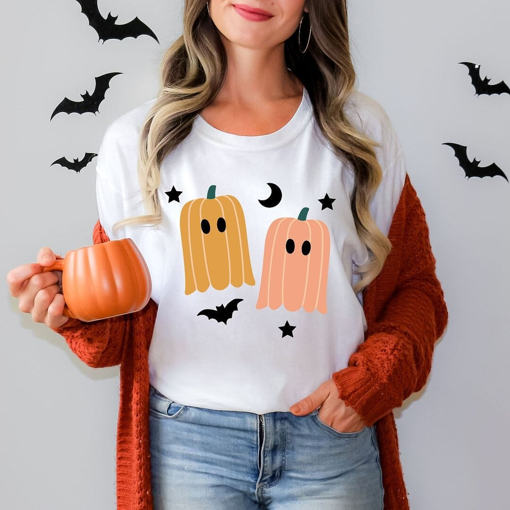 Pumpkin Ghost Short Sleeve Tee