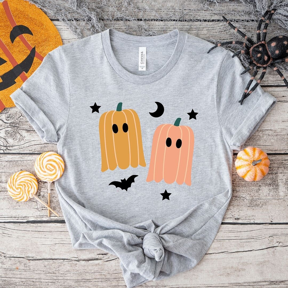 Pumpkin Ghost Short Sleeve Tee