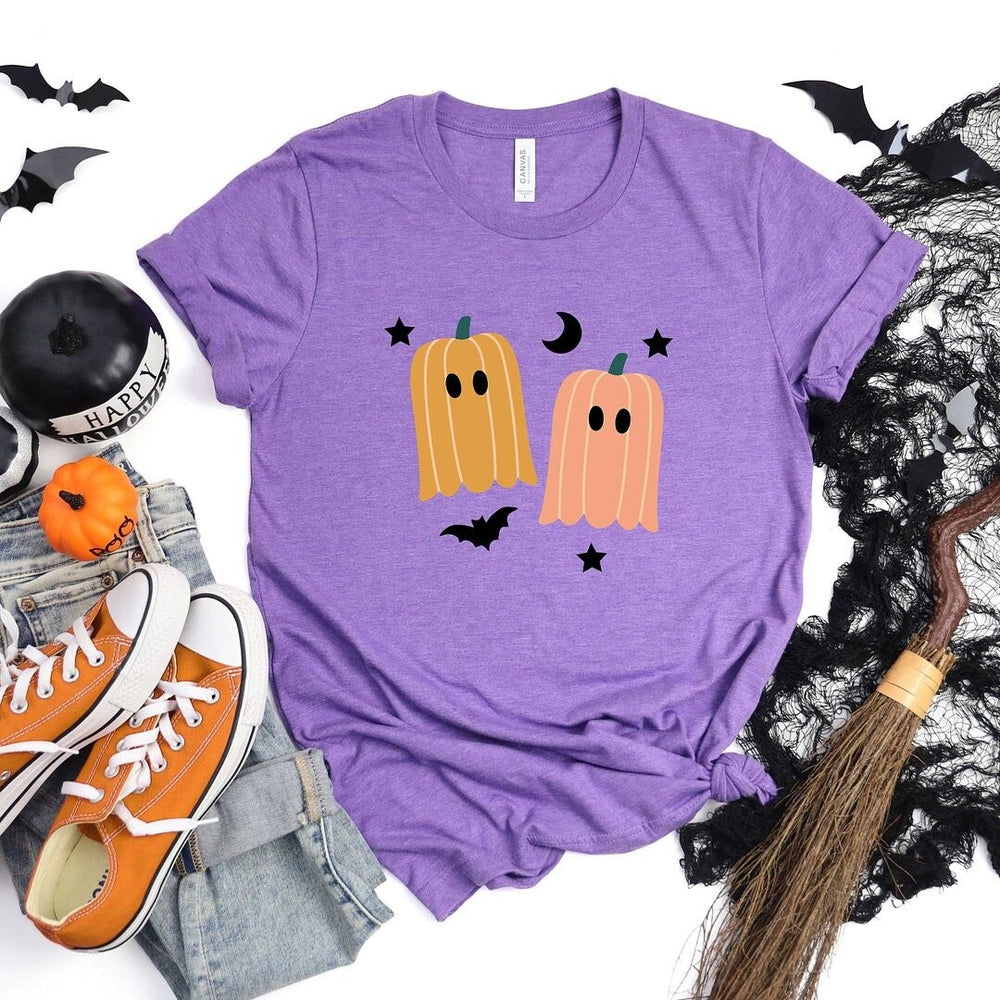 Pumpkin Ghost Short Sleeve Tee