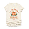 Pumpkin Gourd Vibes Only Short Sleeve Crewnneck Tee