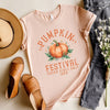 Pumpkin Gourd Vibes Only Short Sleeve Crewnneck Tee