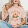 Pumpkin Gourd Vibes Only Short Sleeve Crewnneck Tee