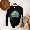 Pumpkin Patch Teal Truck Long Sleeve Tee