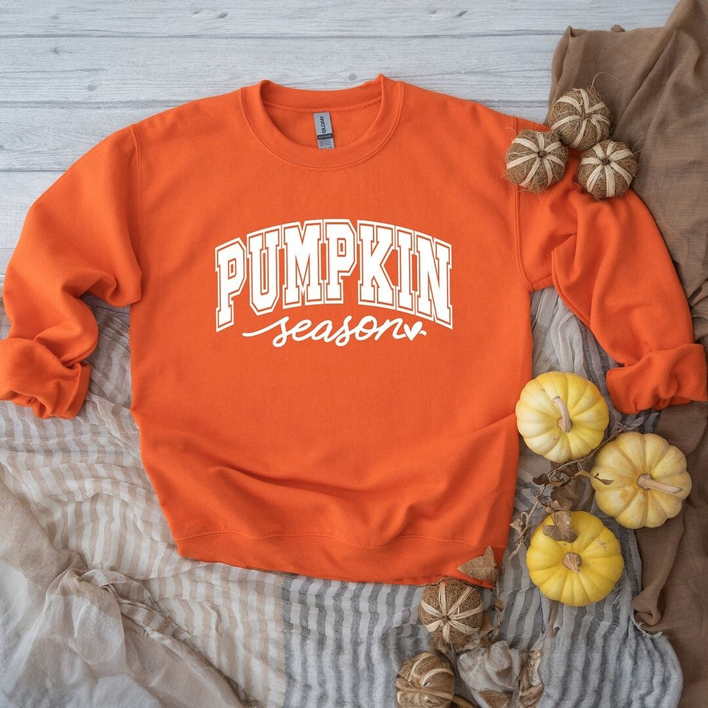 Pumpkin Season Bold Graphic Sweatshirt