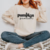 Pumpkin Season Cursive Garment Dyed Long Sleeve