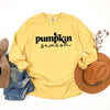 Pumpkin Season Cursive Garment Dyed Long Sleeve