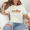 Pumpkin Season Cursive Short Sleeve Crewnneck Tee