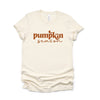 Pumpkin Season Cursive Short Sleeve Crewnneck Tee