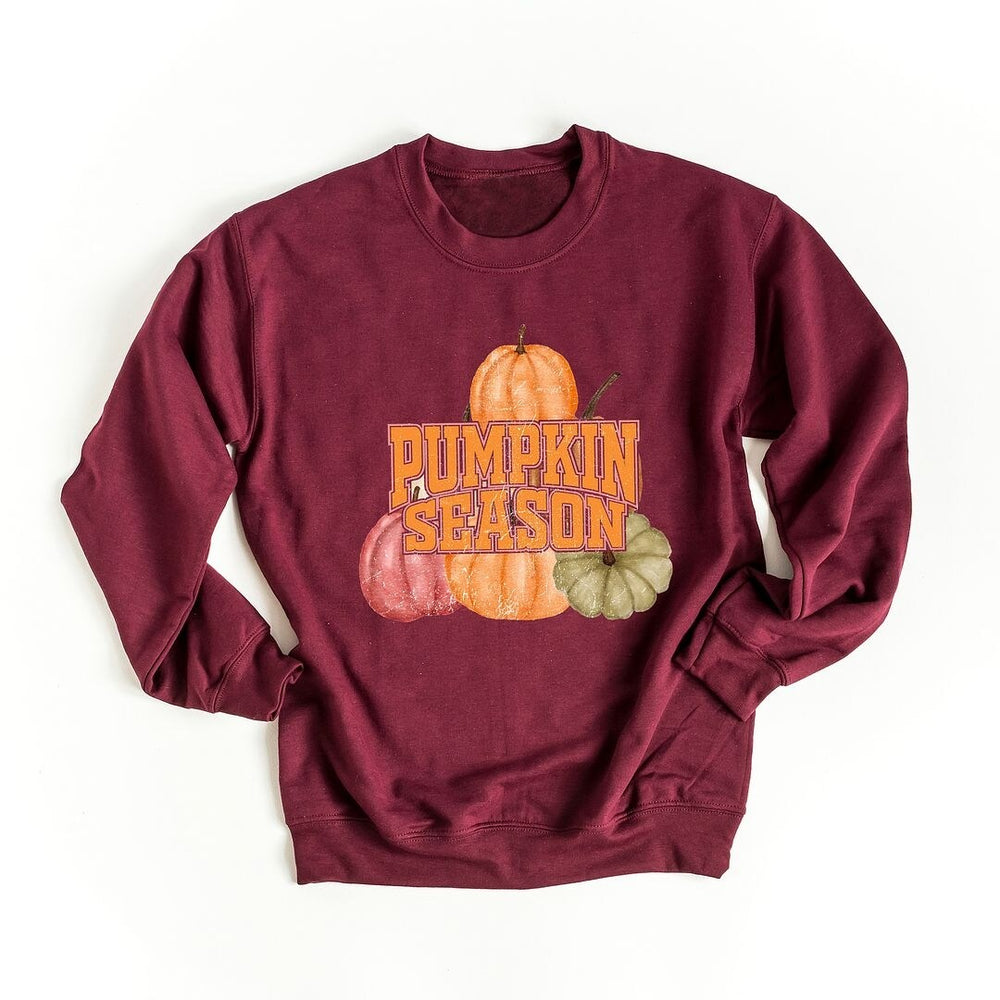 Pumpkin Season Distressed Sweatshirt