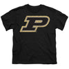 Purdue University Distressed Primary Kids T Shirt for Youth Boys and Girls