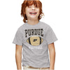 Purdue University Football Ball Kids T Shirt for Youth Boys and Girls