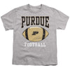 Purdue University Football Ball Kids T Shirt for Youth Boys and Girls