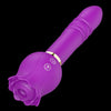 Purple Suction Thrusting Rose Wand