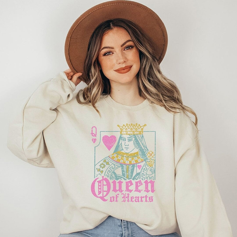 Queen Of Hearts Graphic Sweatshirt