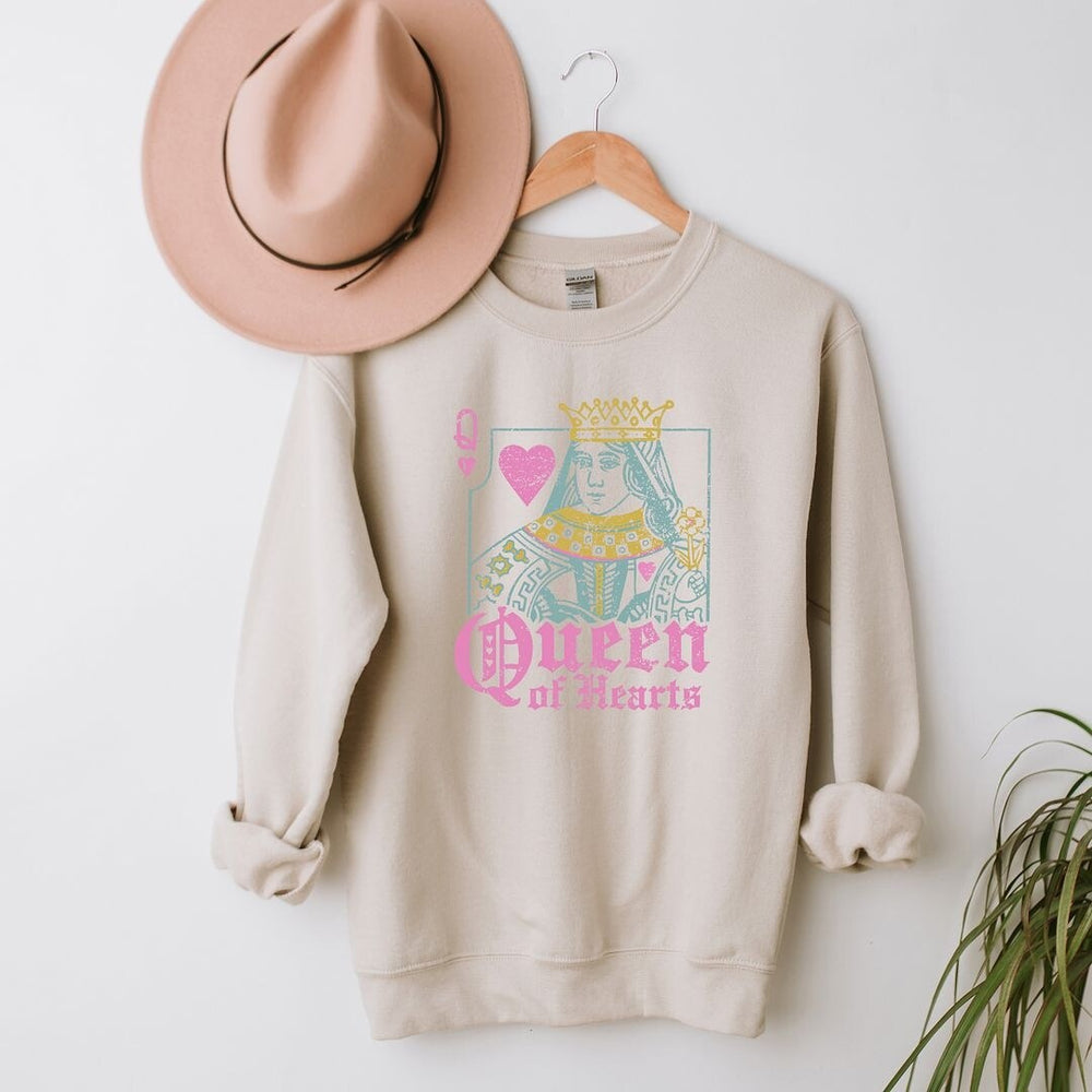 Queen Of Hearts Graphic Sweatshirt