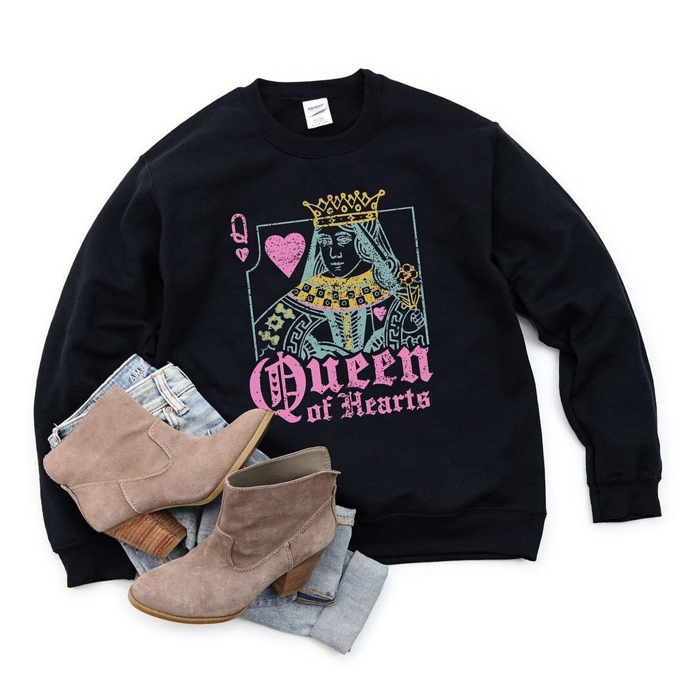 Queen Of Hearts Graphic Sweatshirt