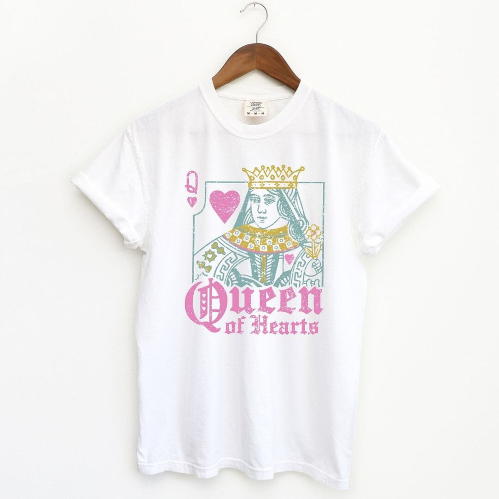 Queen of Hearts Garment Dyed Tee