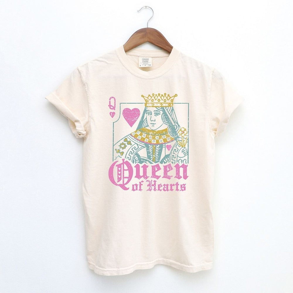 Queen of Hearts Garment Dyed Tee