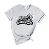 Queen of the Camper Retro Short Sleeve Crewnneck Tee