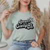 Queen of the Camper Retro Short Sleeve Crewnneck Tee