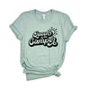 Queen of the Camper Retro Short Sleeve Crewnneck Tee