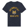 Quinnipiac University Bobcats Unisex Adult Heathered Premium T Shirt