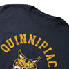 Quinnipiac University Bobcats Unisex Adult Heathered Premium T Shirt