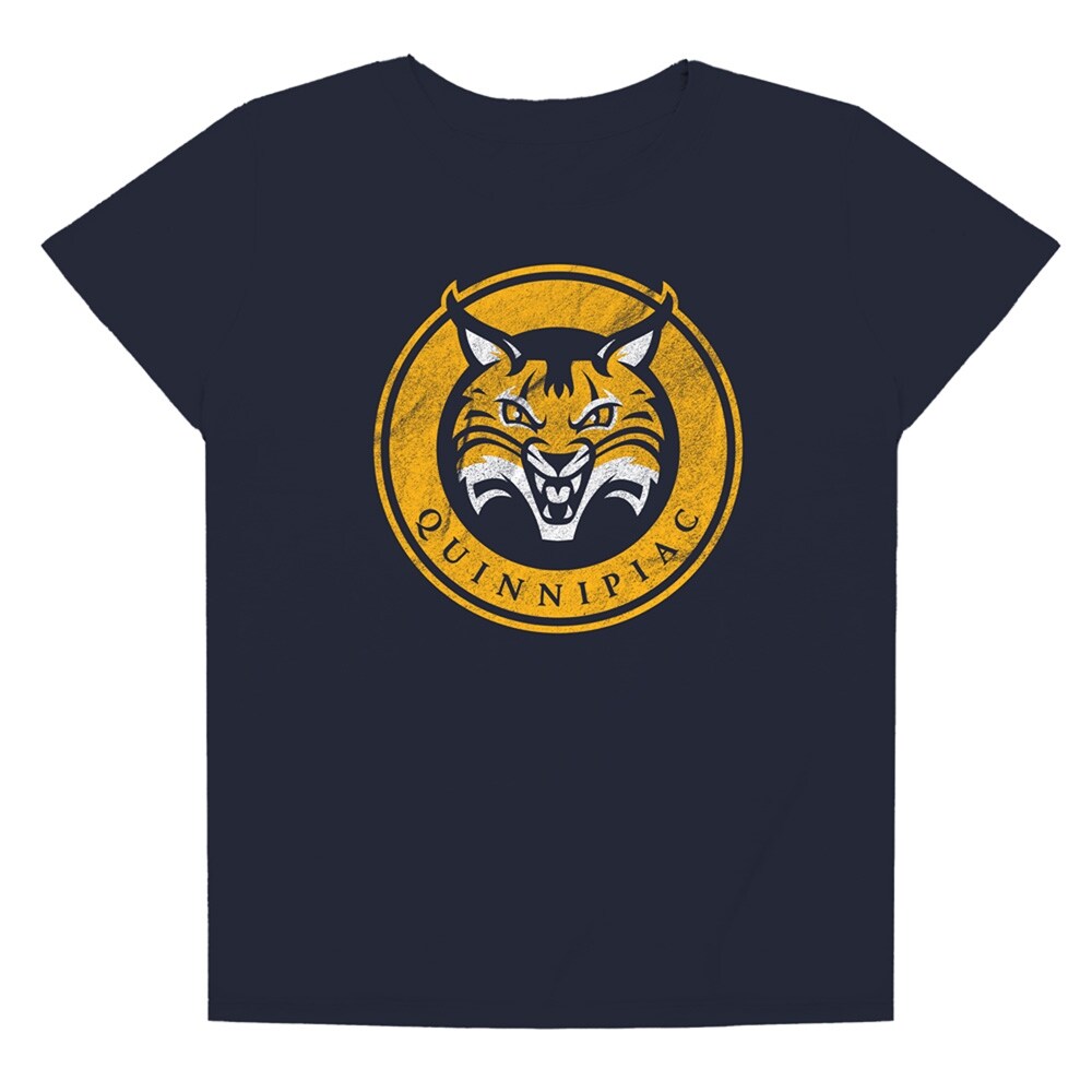 Quinnipiac University Distressed Primary Logo Women