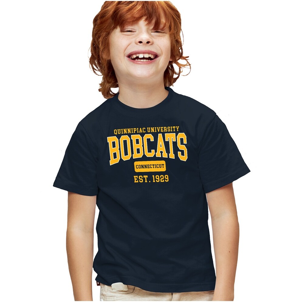 Quinnipiac University Est. Date Kids T Shirt for Youth Boys and Girls