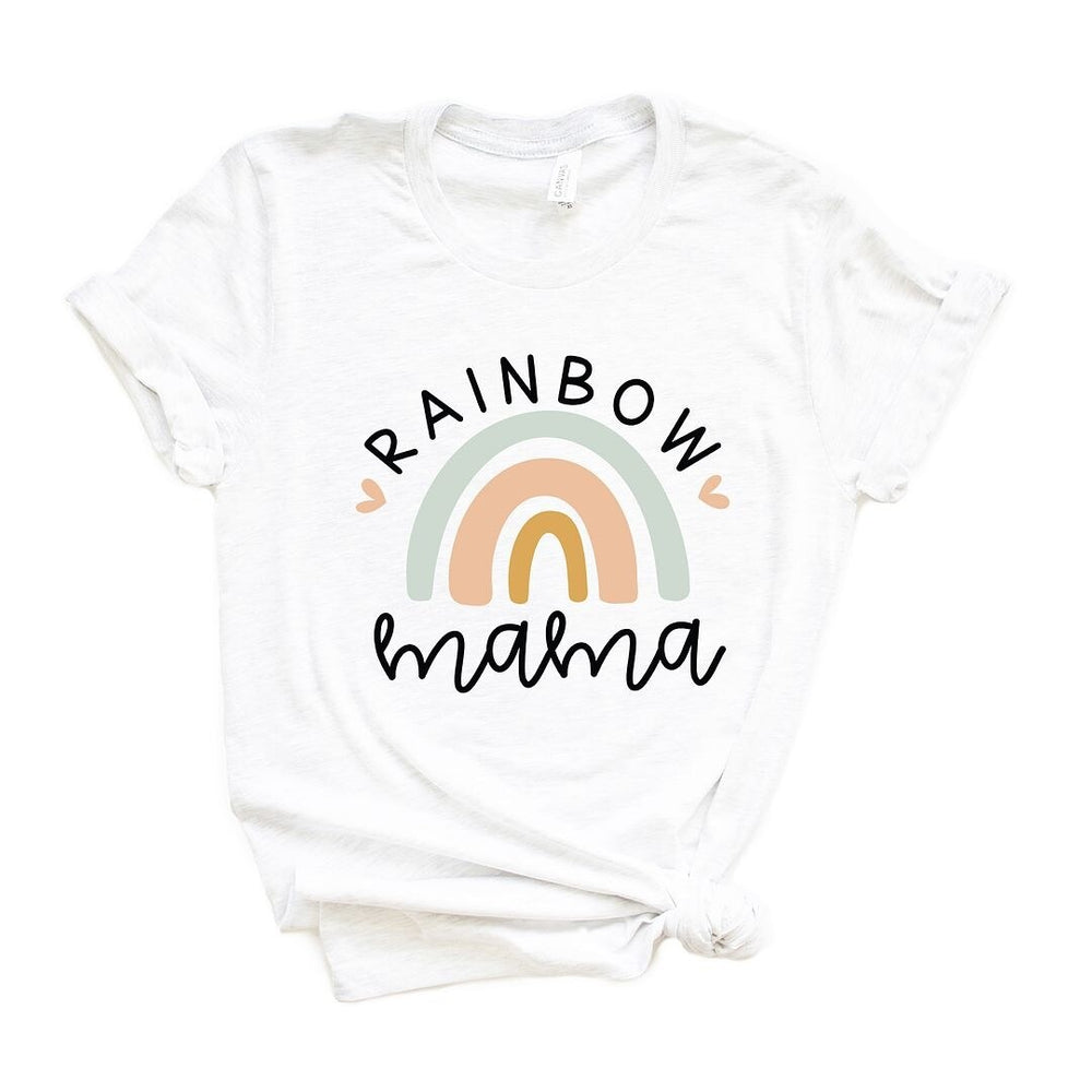 Rainbow Mama Short Sleeve Crewnneck Tee