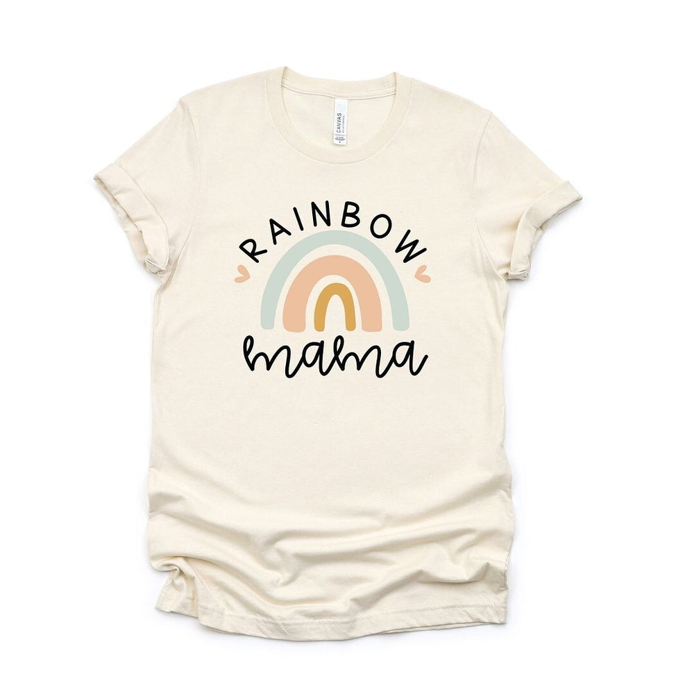 Rainbow Mama Short Sleeve Crewnneck Tee