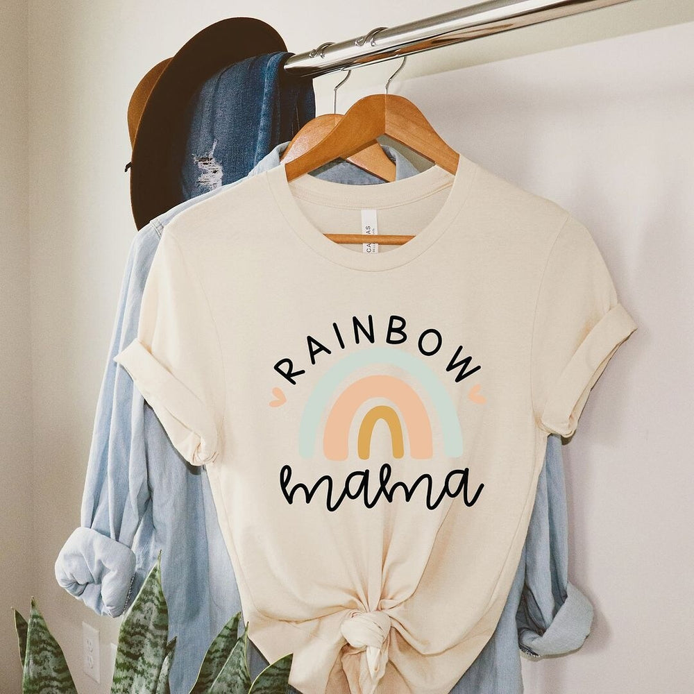 Rainbow Mama Short Sleeve Crewnneck Tee