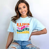 Raised On Country Sunshine Hat Garment Dyed Tee