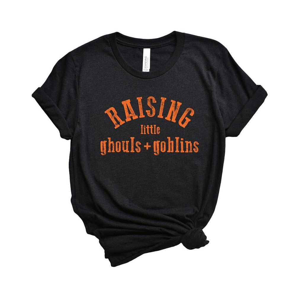 Raising Little Ghouls and Goblins Short Sleeve Tee