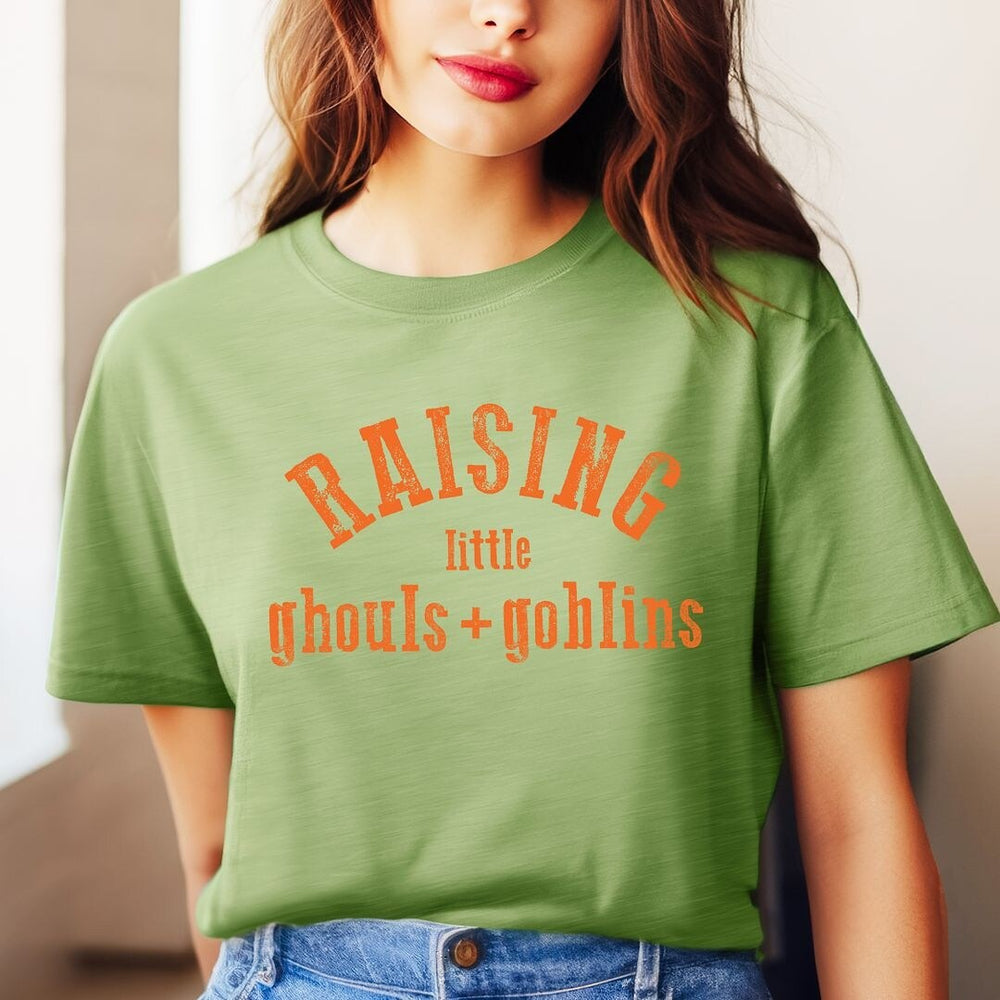 Raising Little Ghouls and Goblins Short Sleeve Tee