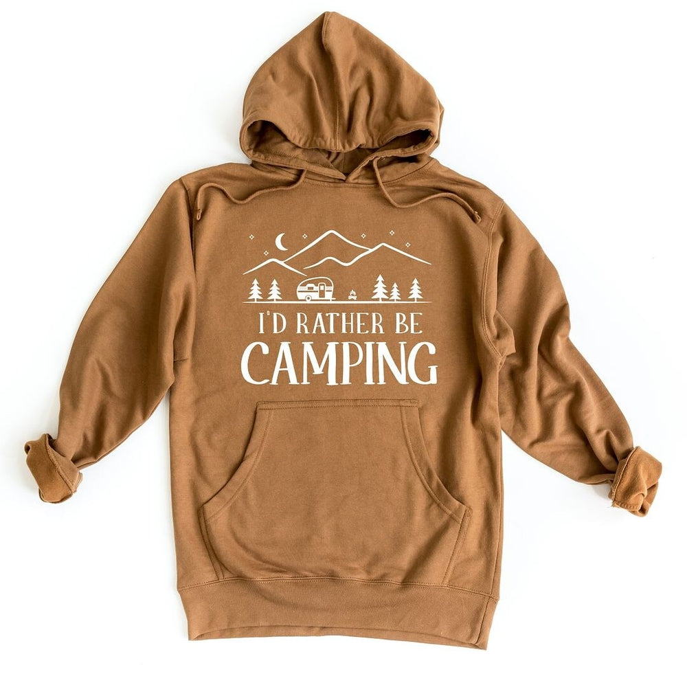 Rather Be Camping Camper Graphic Hoodie