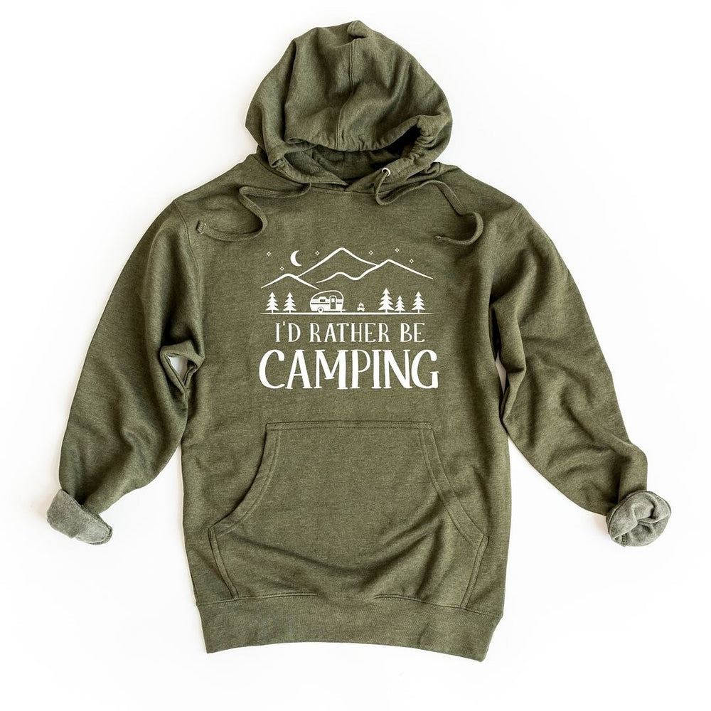 Rather Be Camping Camper Graphic Hoodie