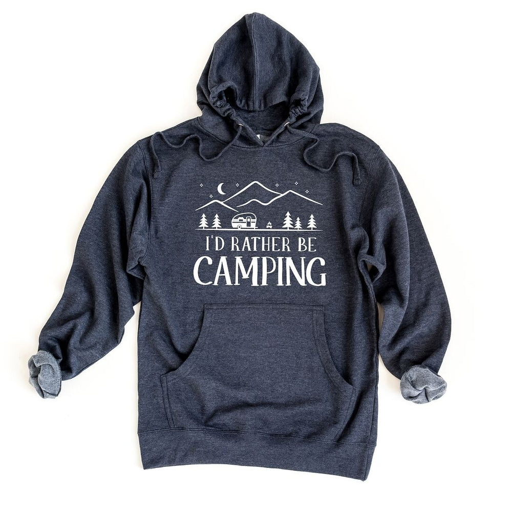 Rather Be Camping Camper Graphic Hoodie